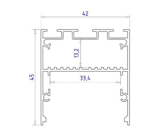 Алюминиевый профиль Ambrella Light Profile System GP3050AL, изображение 7