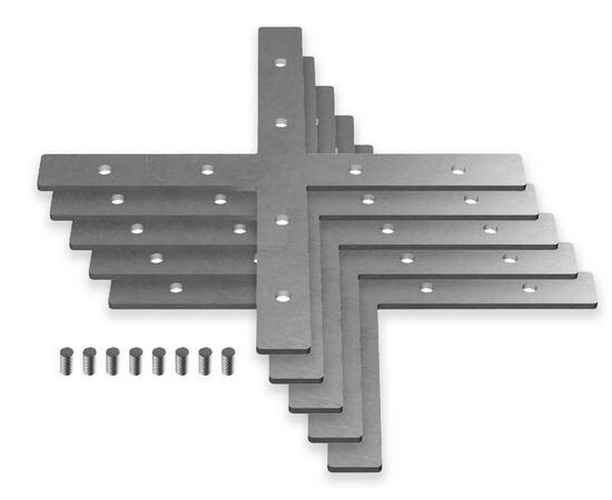 Соединитель Х-образный (5 шт.) Ambrella Light Profile System GP8057