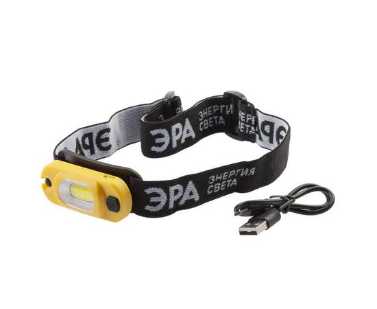 Фонарь налобный Рабочий аккумуляторный Эра GA-801 Б0061089, изображение 6