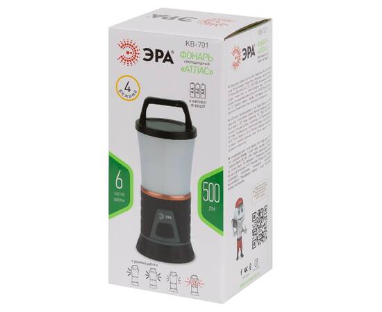 Фонарь кемпинговый Атлас на батарейках Эра KB-701 Б0054036, изображение 8
