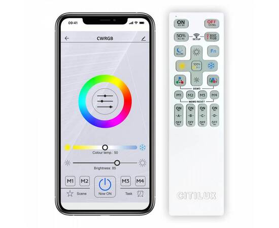 Потолочная светодиодная люстра Citilux Марсель Смарт CL232A150E, изображение 13