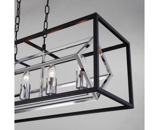 Подвесная люстра Eurosvet Crate 70122/5 черный, изображение 3