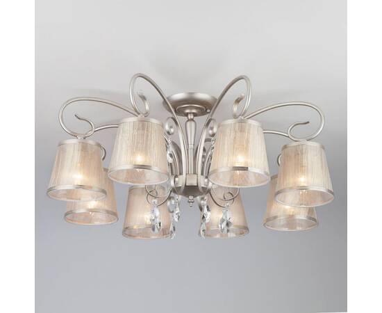 Потолочная люстра Eurosvet 60065/8 серебро