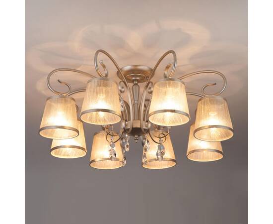 Потолочная люстра Eurosvet 60065/8 серебро, изображение 3