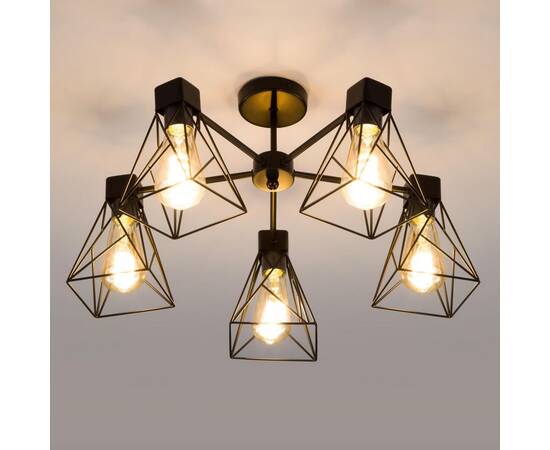 Потолочная люстра Eurosvet 70107/5 черный, изображение 3