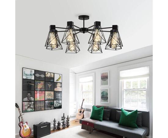 Потолочная люстра Eurosvet 70107/5 черный, изображение 4