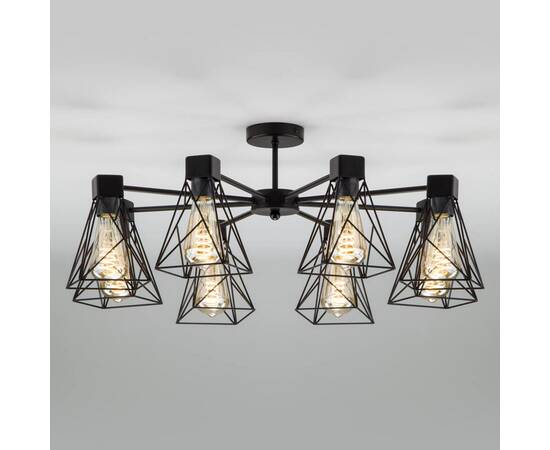 Потолочная люстра Eurosvet 70107/8 черный