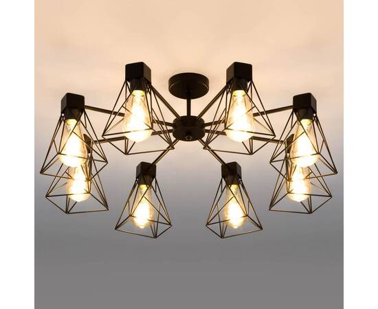 Потолочная люстра Eurosvet 70107/8 черный, изображение 3