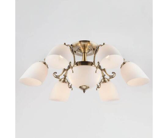 Потолочная люстра Eurosvet 22010/6+2 античная бронза, изображение 2