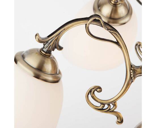 Потолочная люстра Eurosvet 22010/6+2 античная бронза, изображение 3