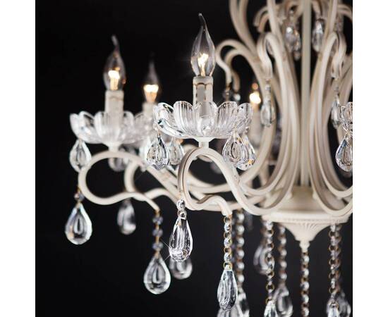 Подвесная люстра Eurosvet 12205/8 белый Strotskis, изображение 2