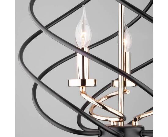 Подвесная люстра Eurosvet Sorrel 60105/3 черный, изображение 2