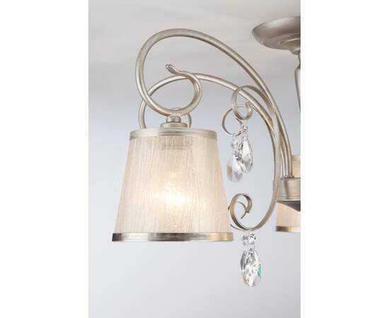 Потолочная люстра Eurosvet 60065/5 серебро, изображение 2