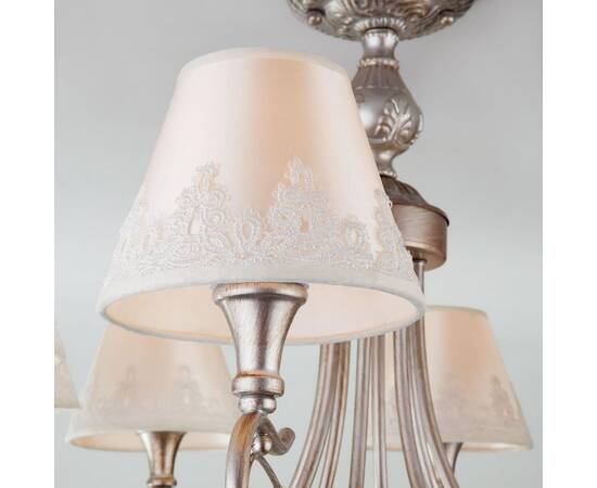 Подвесная люстра Eurosvet 60069/8 серебро, изображение 3