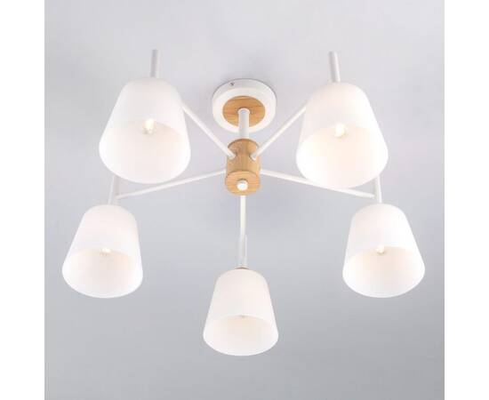 Потолочная люстра Eurosvet 70085/5 белый, изображение 3