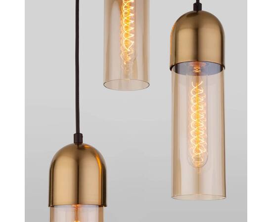 Подвесная люстра Eurosvet Airon 50180/3 янтарный, изображение 3