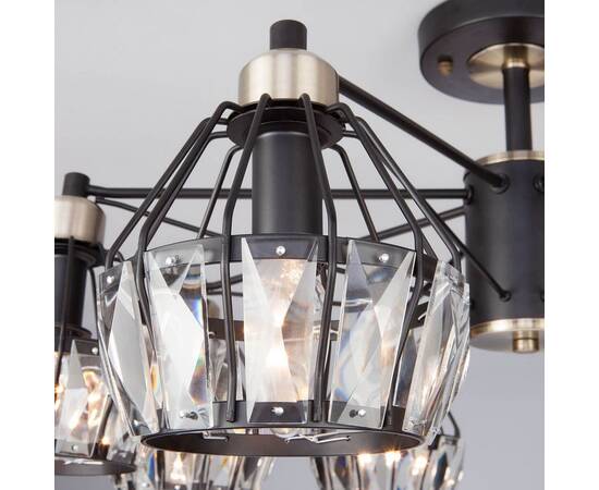 Потолочная люстра Eurosvet 70075/8 черный, изображение 2