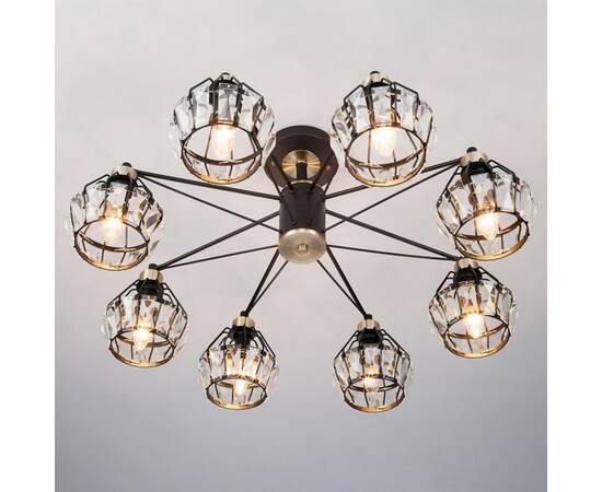 Потолочная люстра Eurosvet 70075/8 черный, изображение 3