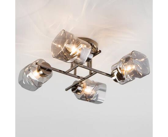 Потолочная люстра Eurosvet Hilari 30165/4 черный жемчуг, изображение 3