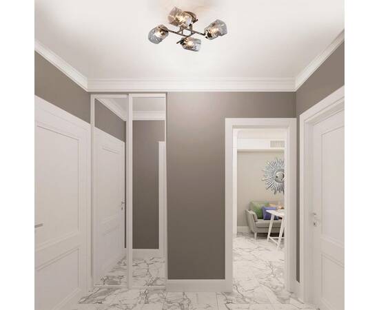 Потолочная люстра Eurosvet Hilari 30165/4 черный жемчуг, изображение 4