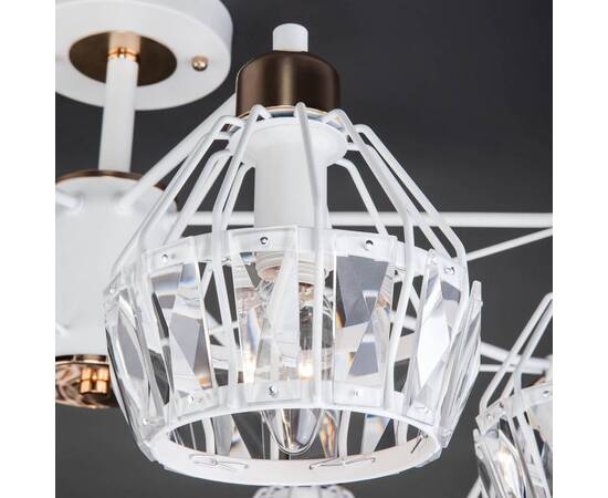 Потолочная люстра Eurosvet 70075/8 белый, изображение 3