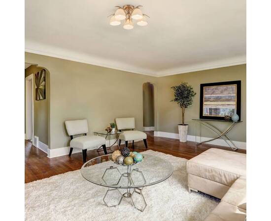 Потолочный светильник Eurosvet 30121/5 сатин-никель, изображение 4