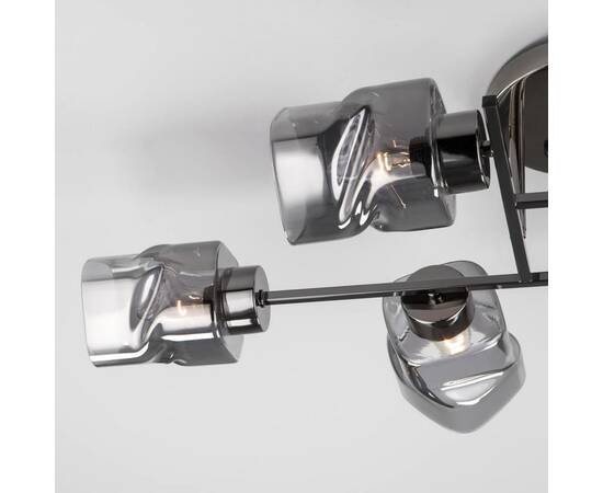 Потолочная люстра Eurosvet Hilari 30165/6 черный жемчуг, изображение 2