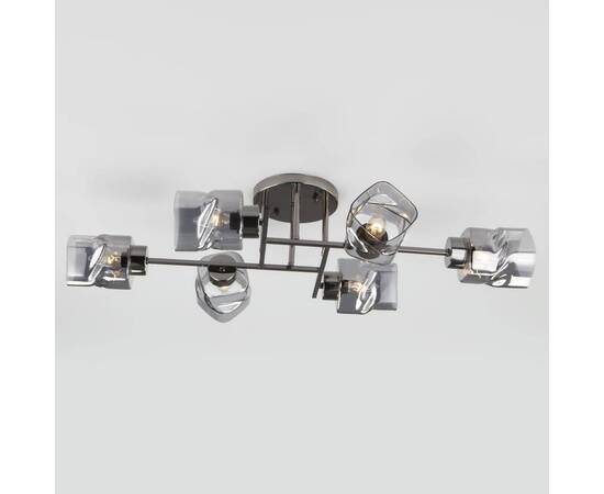 Потолочная люстра Eurosvet Hilari 30165/6 черный жемчуг, изображение 3