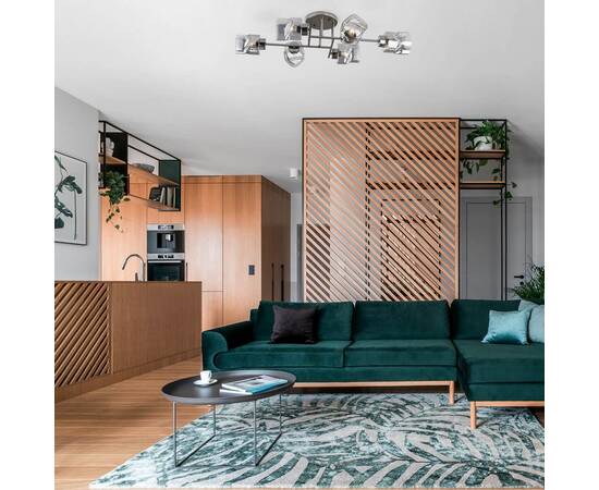 Потолочная люстра Eurosvet Hilari 30165/6 черный жемчуг, изображение 4