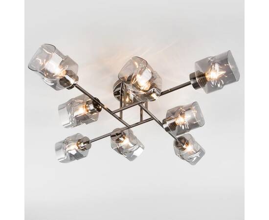 Потолочная люстра Eurosvet Hilari 30165/8 черный жемчуг, изображение 3