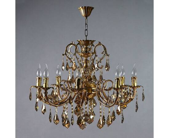 Подвесная люстра Ambiente Alicante 8888/8 AB Honey Leaf