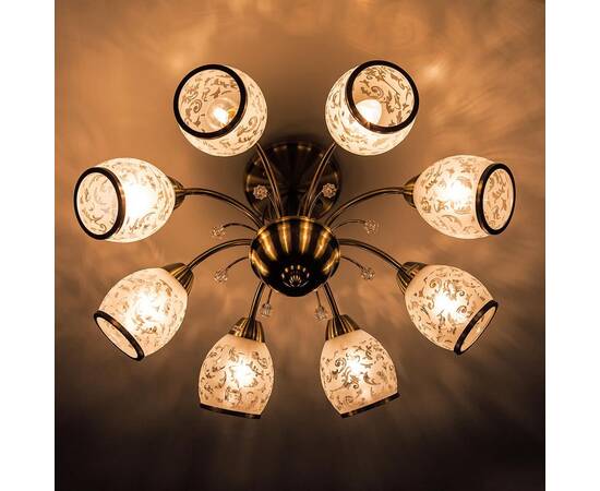 Подвесная люстра Eurosvet 30026/8 античная бронза, изображение 2