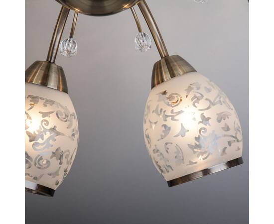 Подвесная люстра Eurosvet 30026/8 античная бронза, изображение 3