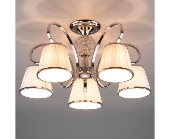 Потолочная люстра Eurosvet 60088/5 хром, изображение 3