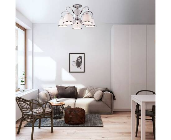 Потолочная люстра Eurosvet 60088/5 хром, изображение 4