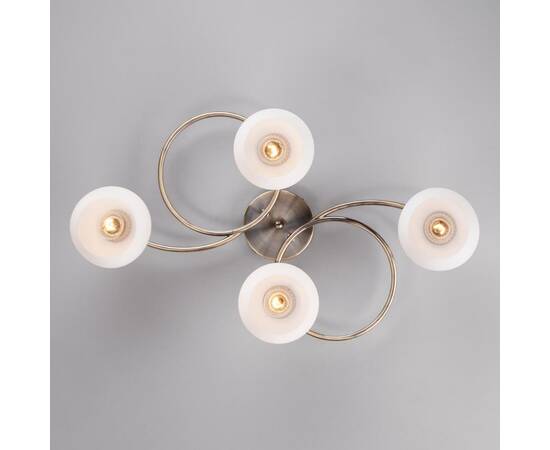 Потолочная люстра Eurosvet 30144/4 античная бронза, изображение 3