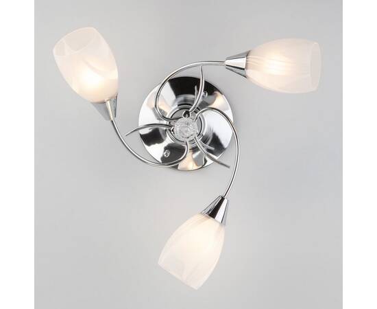 Подвесная люстра Eurosvet 30100/3 хром, изображение 3