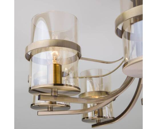 Потолочная люстра Eurosvet 60085/8 античная бронза, изображение 2