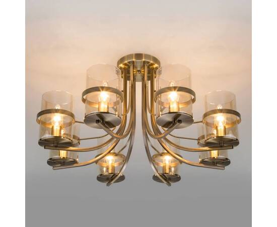 Потолочная люстра Eurosvet 60085/8 античная бронза, изображение 3