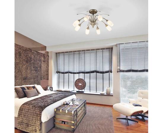 Потолочная люстра Eurosvet 30280/8 античная бронза, изображение 5