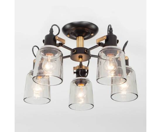 Потолочная люстра Eurosvet Astor 70111/5 черный, изображение 2