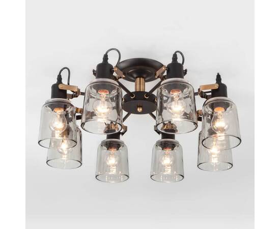 Потолочная люстра Eurosvet Astor 70111/8 черный, изображение 2