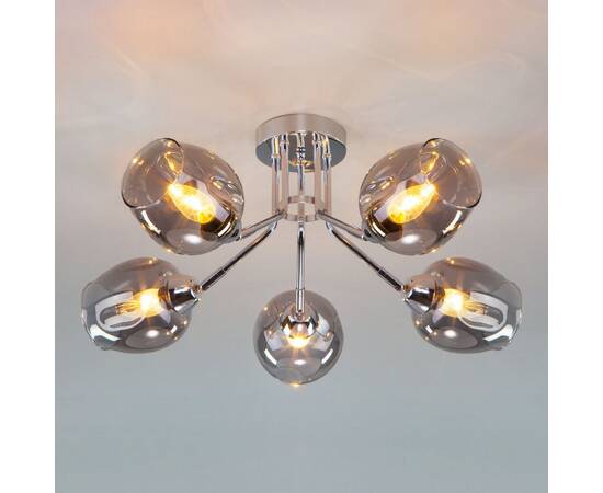 Потолочная люстра Eurosvet Marci 30164/5 хром, изображение 3