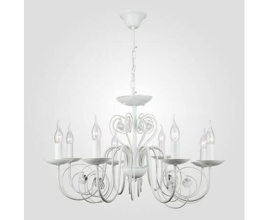 Подвесная люстра Eurosvet 60018/8 белый с золотом