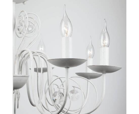 Подвесная люстра Eurosvet 60018/8 белый с золотом, изображение 2