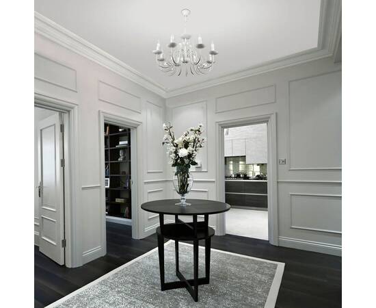 Подвесная люстра Eurosvet 60018/8 белый с золотом, изображение 4