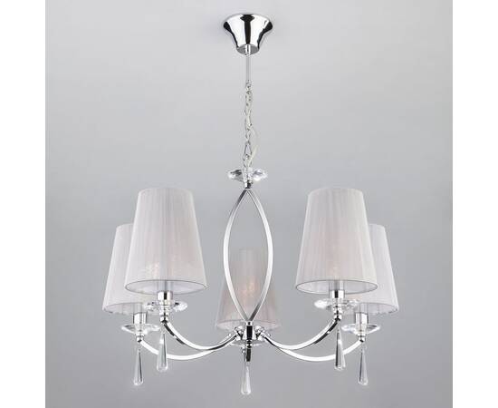 Подвесная люстра Eurosvet 60079/5 хром