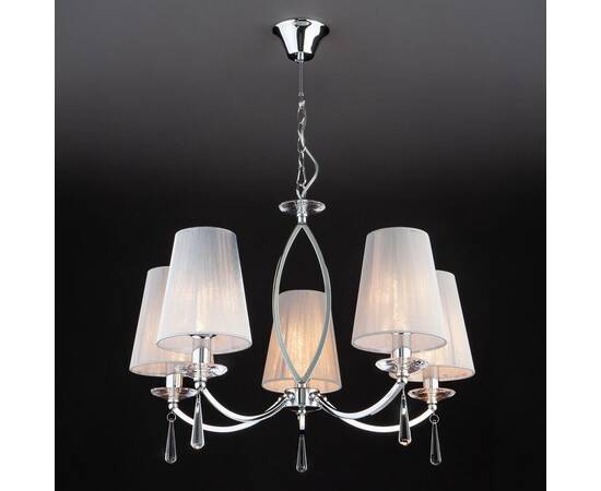 Подвесная люстра Eurosvet 60079/5 хром, изображение 3