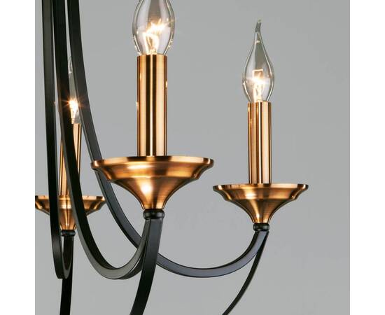 Подвесная люстра Eurosvet Lazzaro 60098/5 черный, изображение 3