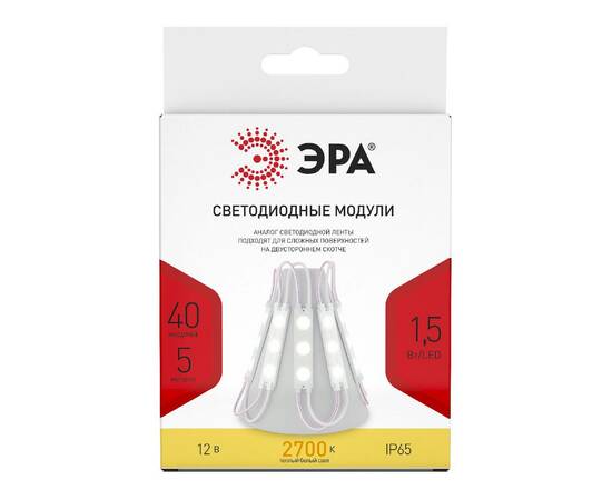 Светодиодный модуль Эра MZ2835-03-12V-2835-IP65-5m-2700 Б0044172, изображение 4